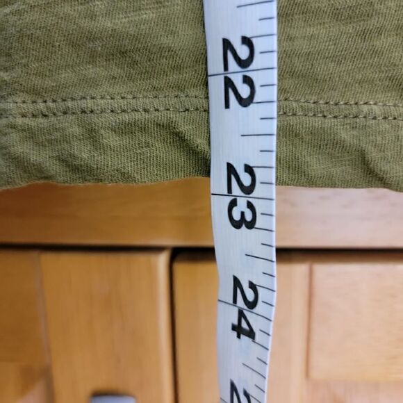 Madewell Cotton V-Neck Short Sleeve Pocket Tee Green Size Small - Picture 9 of 14